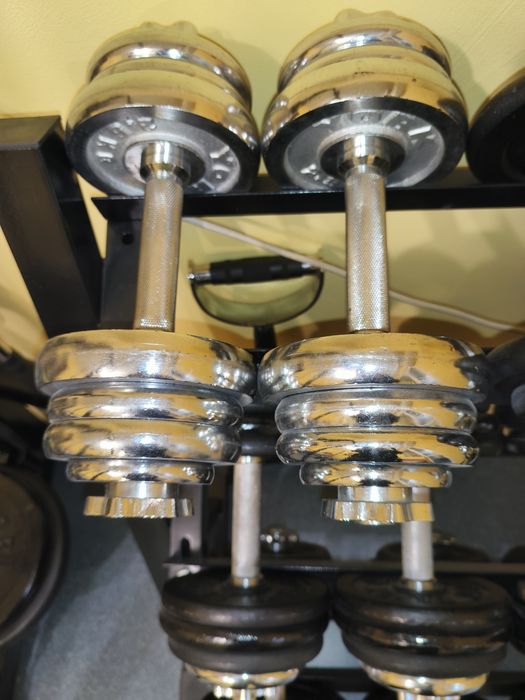 Дъмбели на дискове.