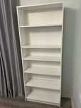 Bibliotecă, alb, 80x28x202 cm