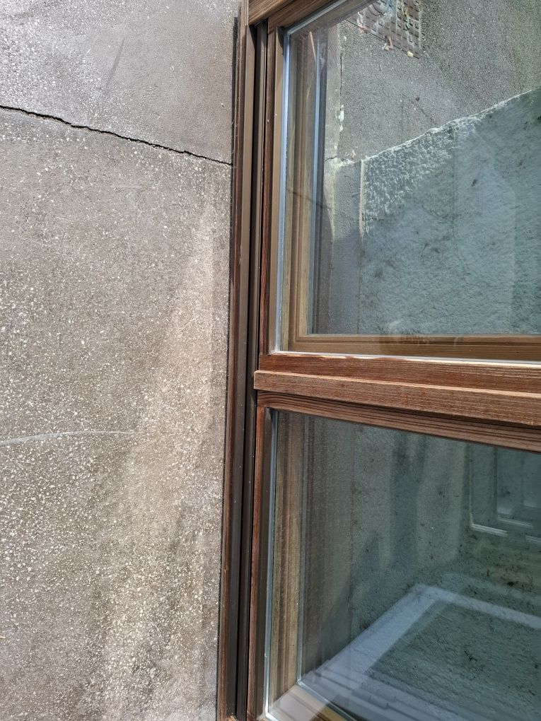Geam termopan profil lemn oscilo 2 canate SH(2 buc)