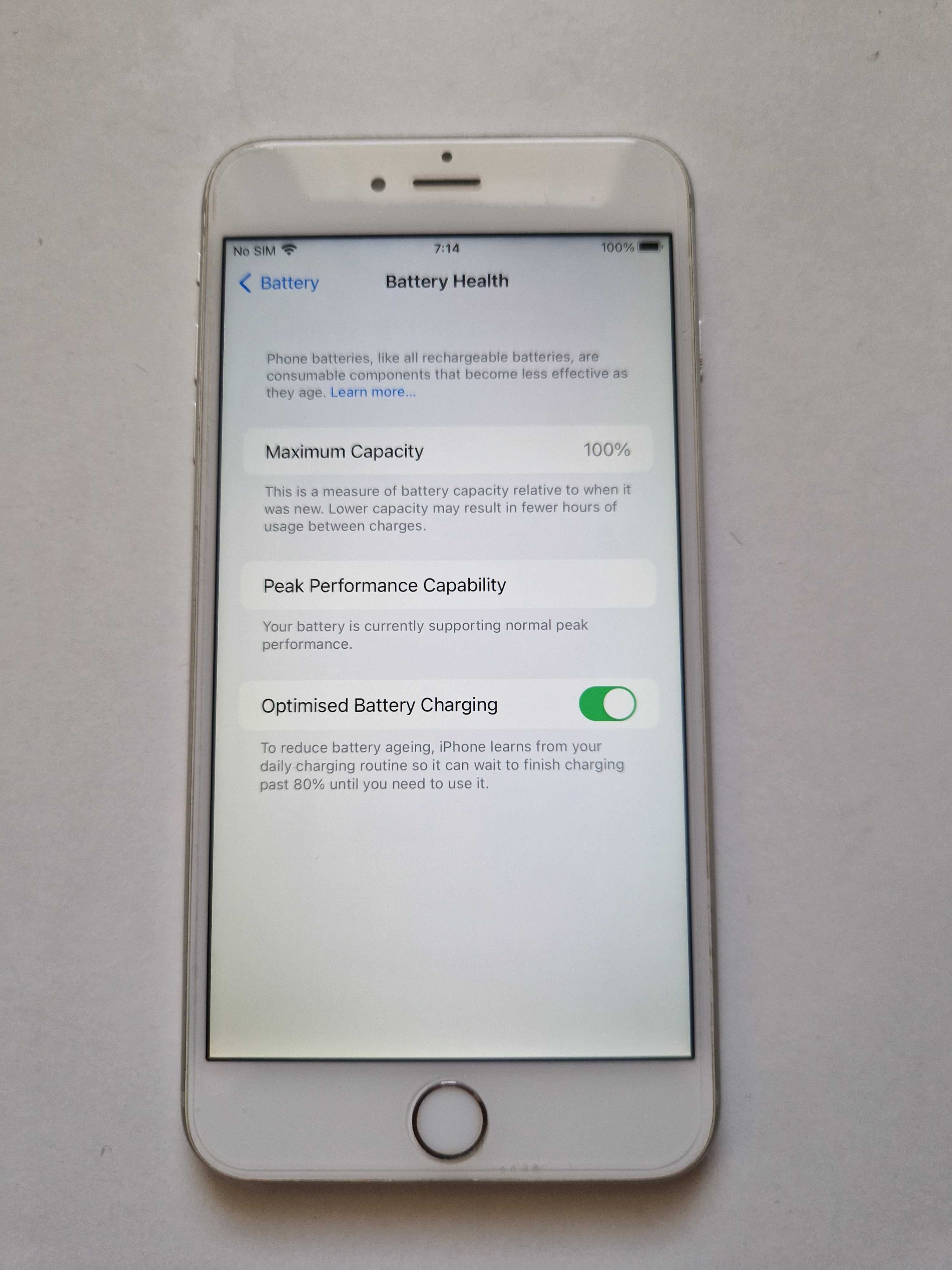 Iphone 6S plus silver 64GB