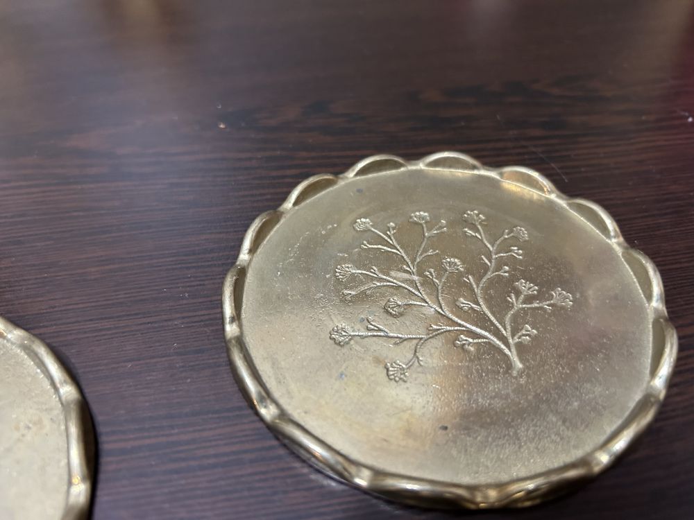 Rt150 farfurioare de bronz 10 cm copacul vietii