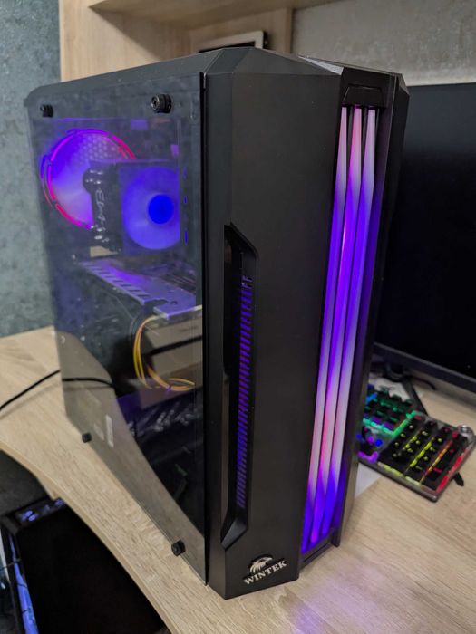 Игровой ПК с монитором FHD + полный комплект
