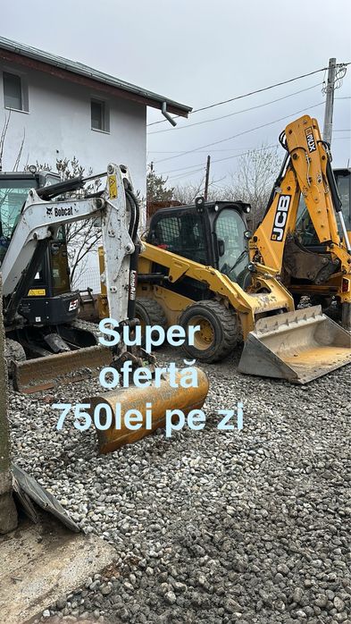 Inchiriez Buldoexcavator,Miniexcavator