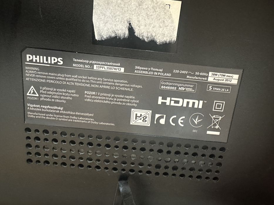 Tv led philips 81 cm -400 ron Garantie 3 luni