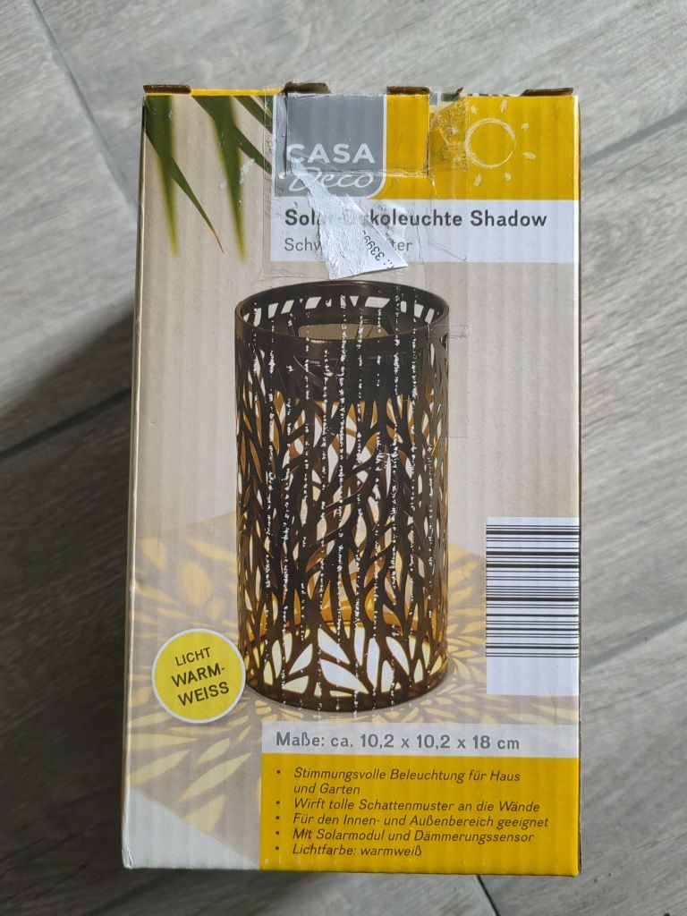 Lampa cu panou solar pentru grădină Casadeco
