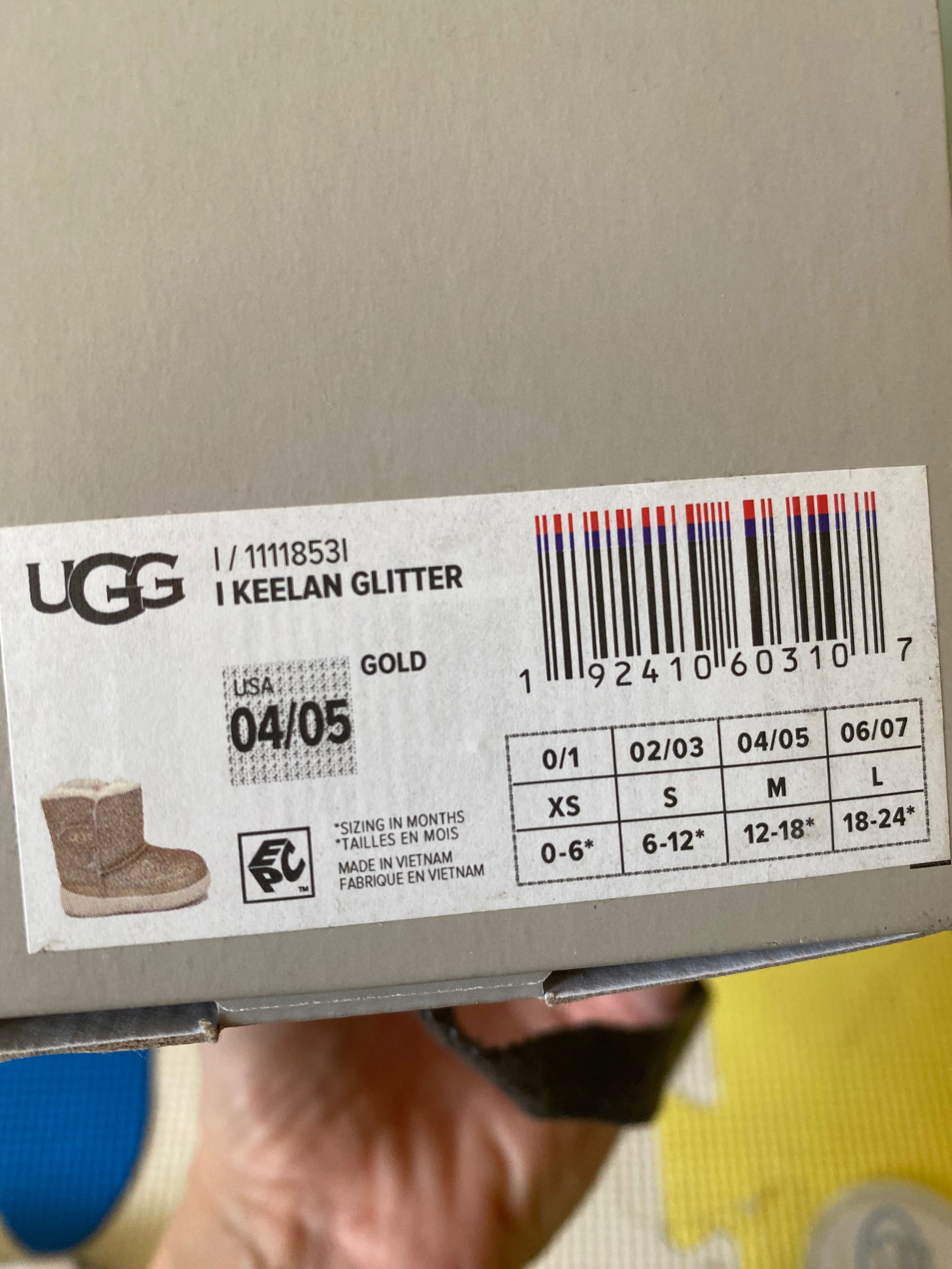 Ботушки UGG 12-18месеца