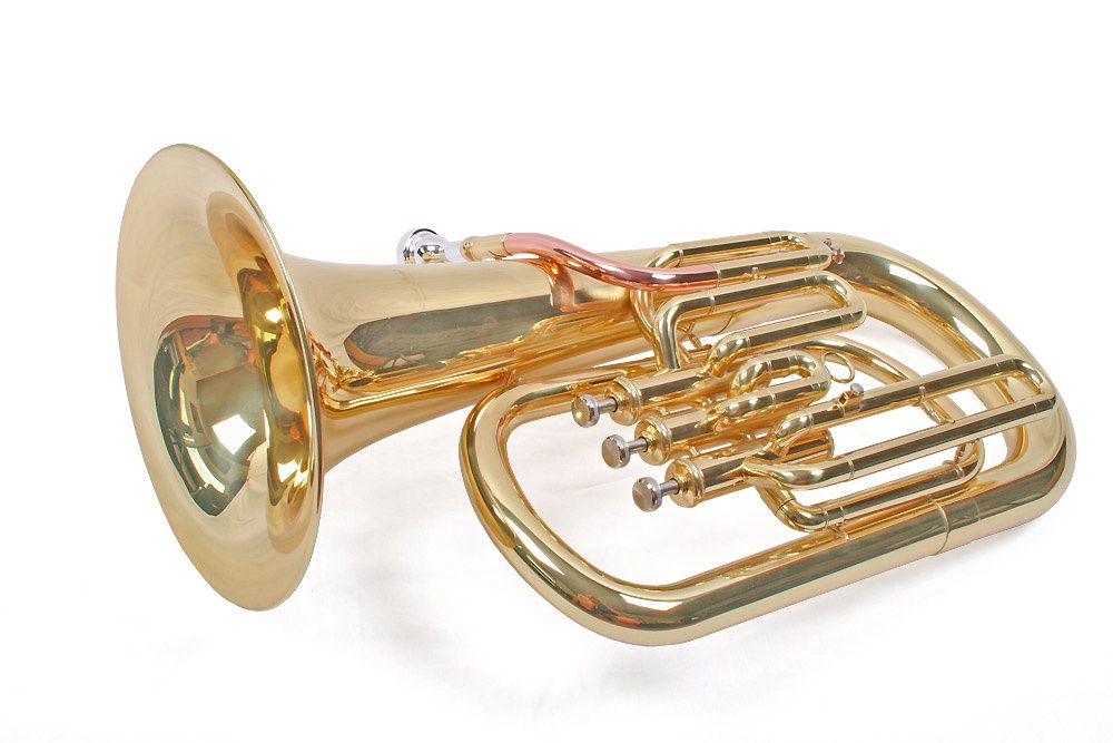 Eufoniu 3 pistoane Karl Glaser Bb Euphonium Baritonhorn auriu