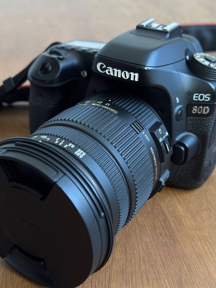 Canon 80D + Sigma 17-50mm, f2,8