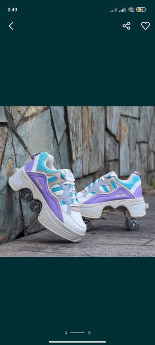 Роликовые кроссовки конки