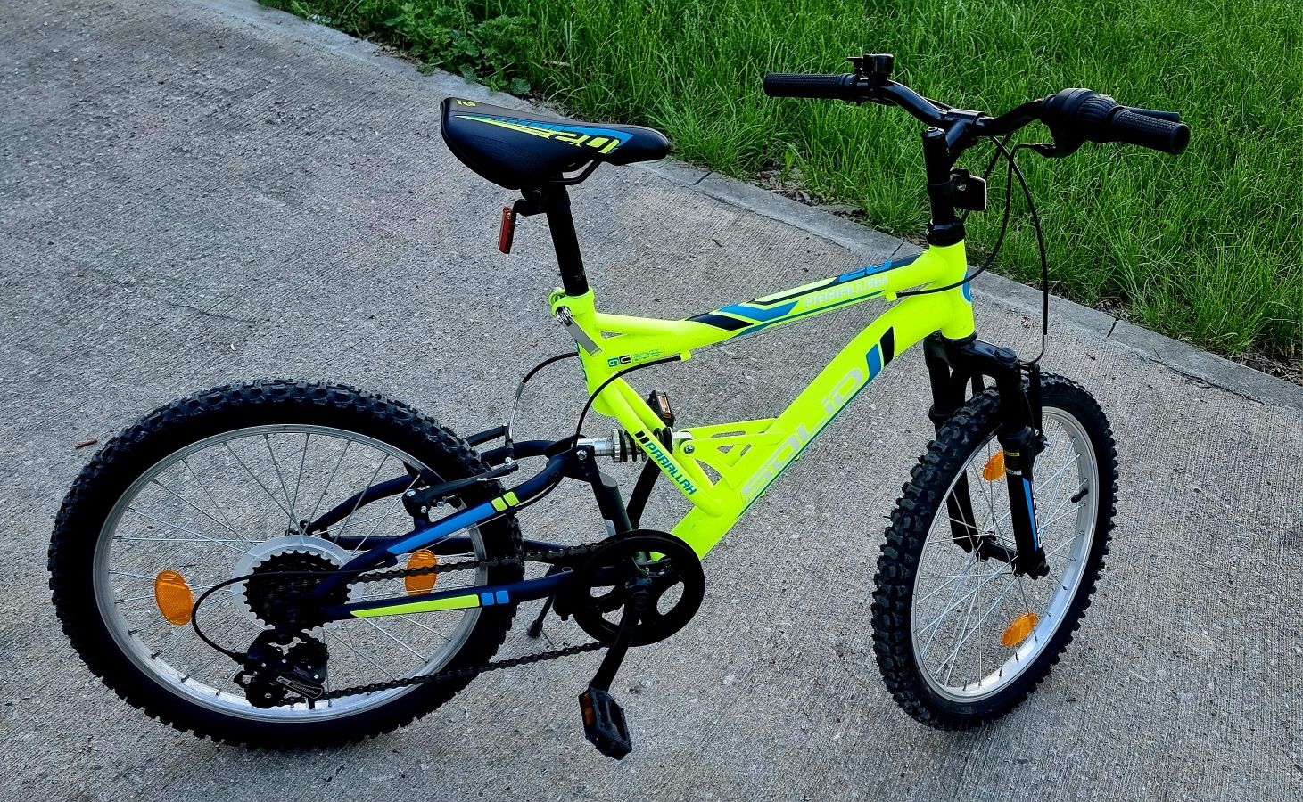 Велосипед Solid Parallax 20" ,6 скорости, синьозелен