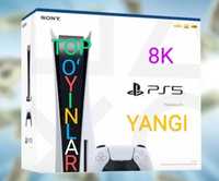 Playstation 5 . Yangi . 8K diskovodli . Top oʻyinlar yozilgan .