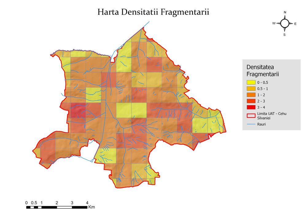 Hărți GIS realizate în ArcGIS