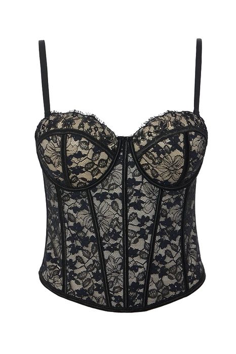 Дантелено бюстие/топ BSB