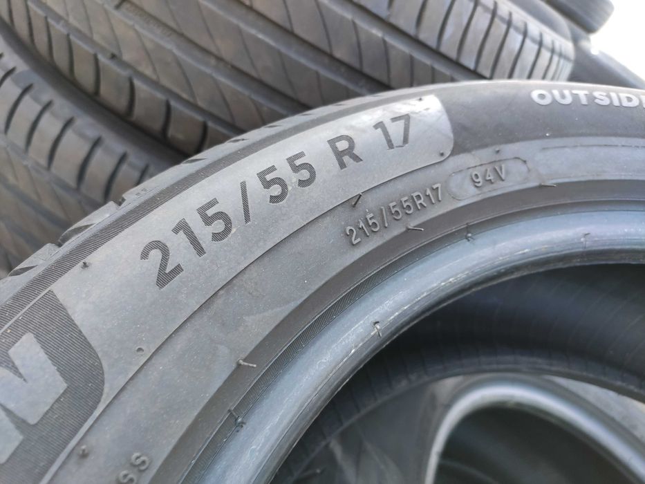 4бр Летни гуми 215 55 17 - Michelin