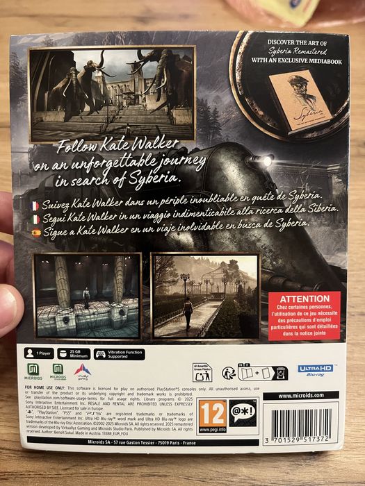 Syberia Remastered PS5