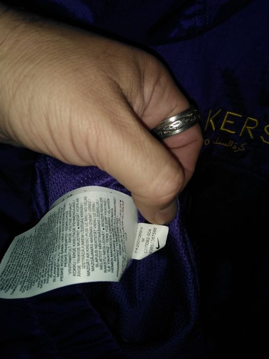 Nike LA Lakers geaca subțire Masura M oversize fits L