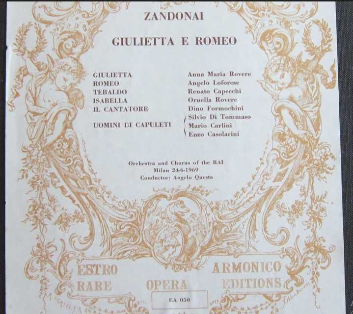 rar Wagner Tristan și Isolda+ Zandonai Giulietta E Romeo