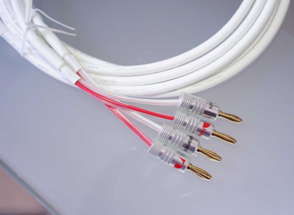 CANARE Japan - set cabluri audio boxe 2m mufe banana Nakamichi