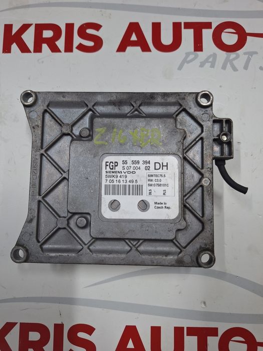 Компютър двигател за Opel Astra H , Zafira B 1.6 16v - Z16XER