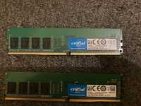 RAM Crucial 2x4GB - 2400 MHz