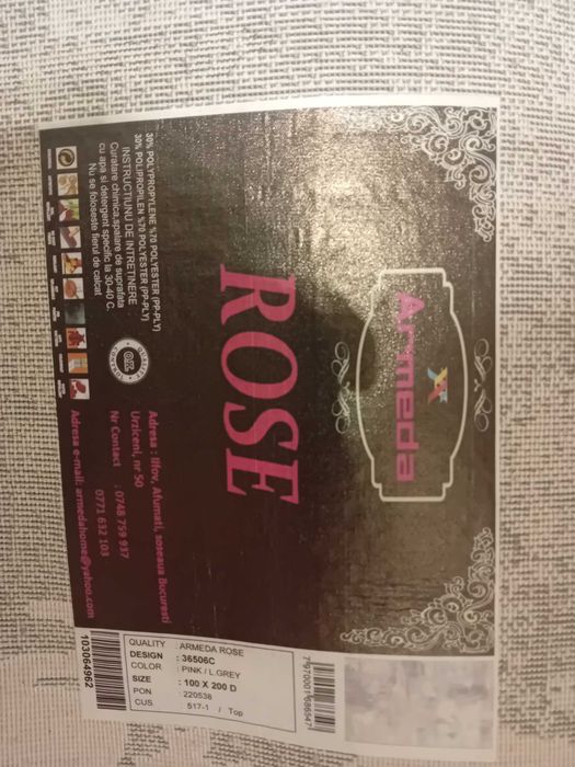 Vand covor nou modern Armade rose 100x200