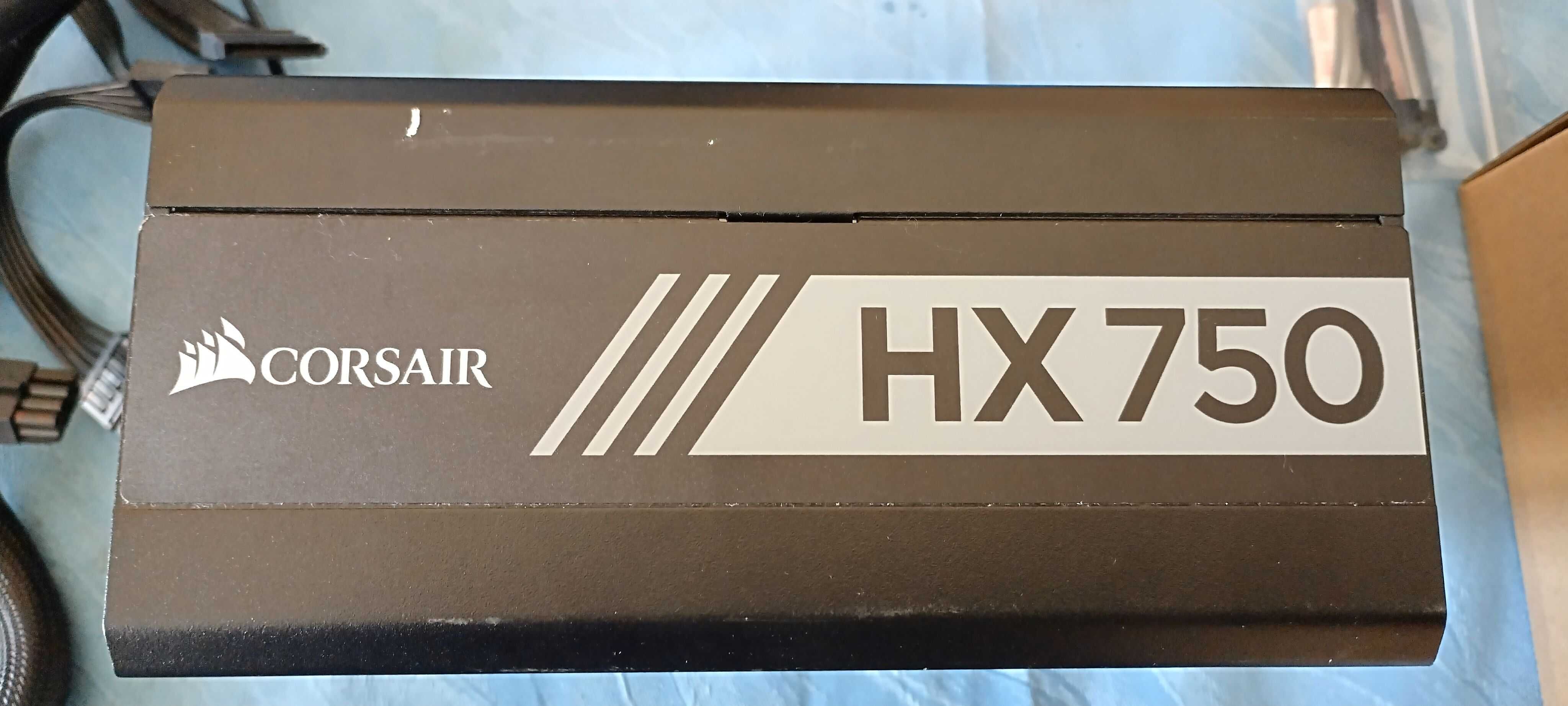 Захранване Corsair HX750 W, 80+ Platinum, Fully modular