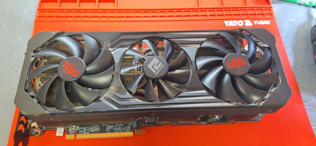 Видеокарта Power Color RED DEVIL RX6900XT 16 GB GDDR6 НЕРАБОТЕЩА