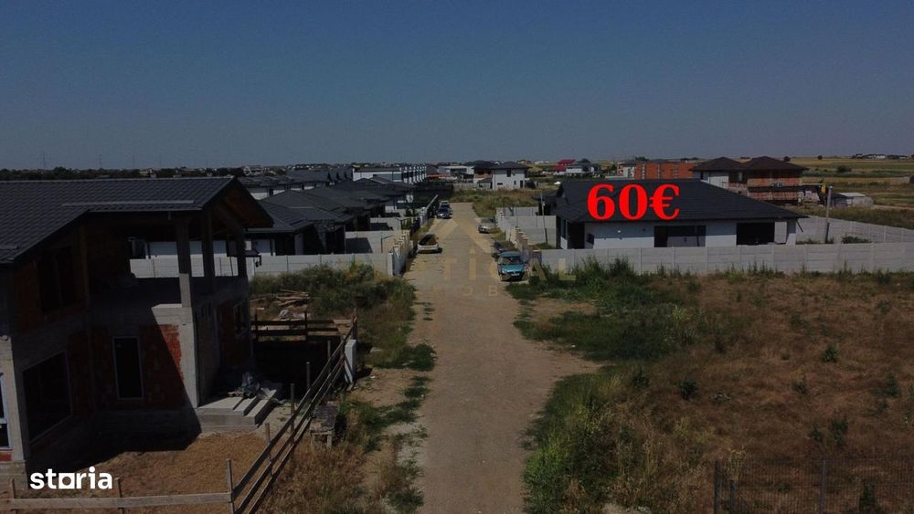 Teren ieftin in 36 de rate | Comuna Berceni | Ultimele 5 loturi!
