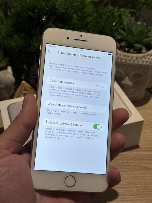 Iphone 8 Plus 256 Gb ‼️NOU‼️Bat 100% originala‼️Garantie‼️