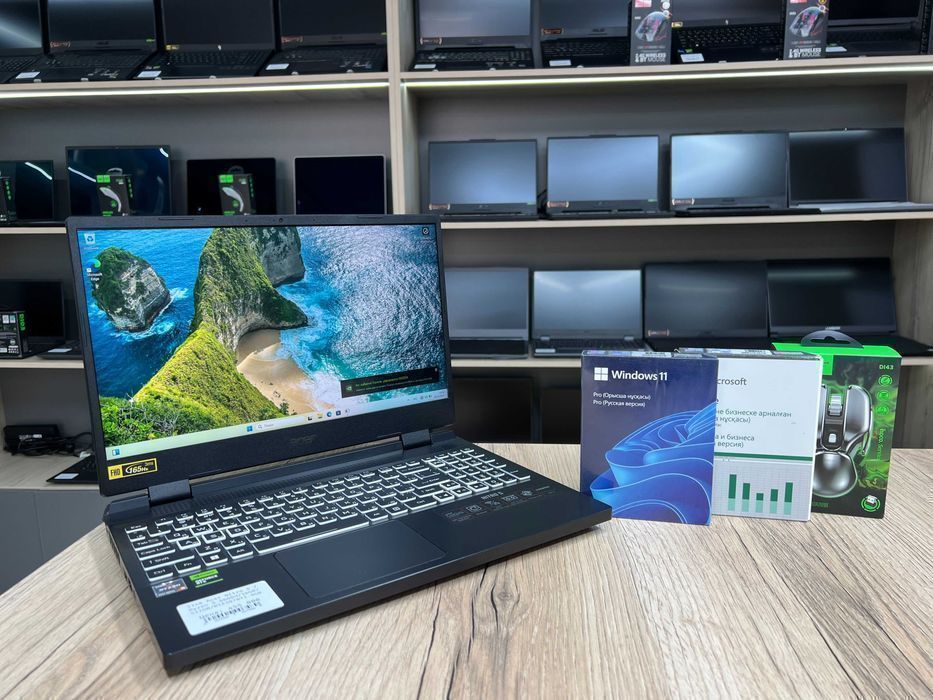 Ноутбук для игр Acer Nitro 5 /Ryzen 5-6600H/16GB/512GB/RTX3070Ti-8GB