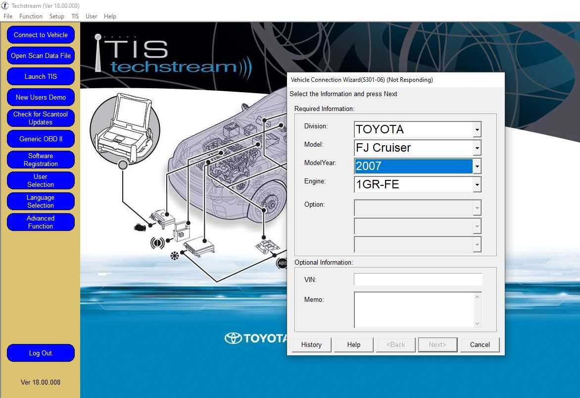 Tester/Diagnoza MINI-VCI Techstream V18 dedicata Toyota-Lexus 2024!