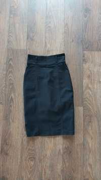 Черна елегантна пола с висока талия "Стилна Жена" размер S