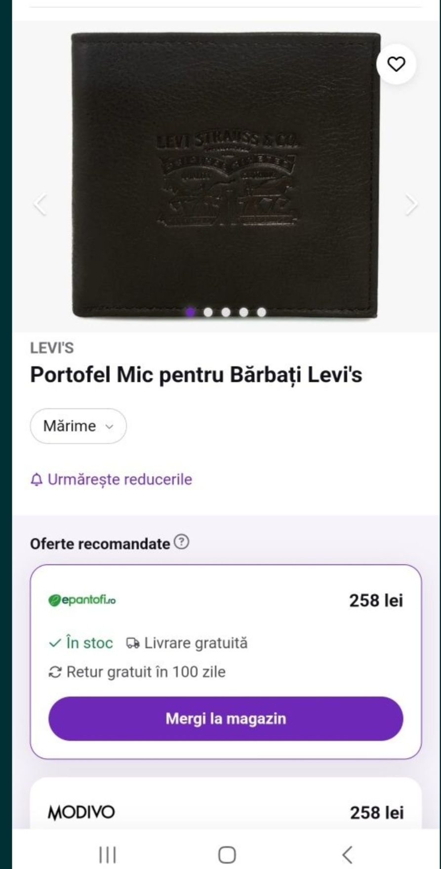 Portofel nou piele levis original