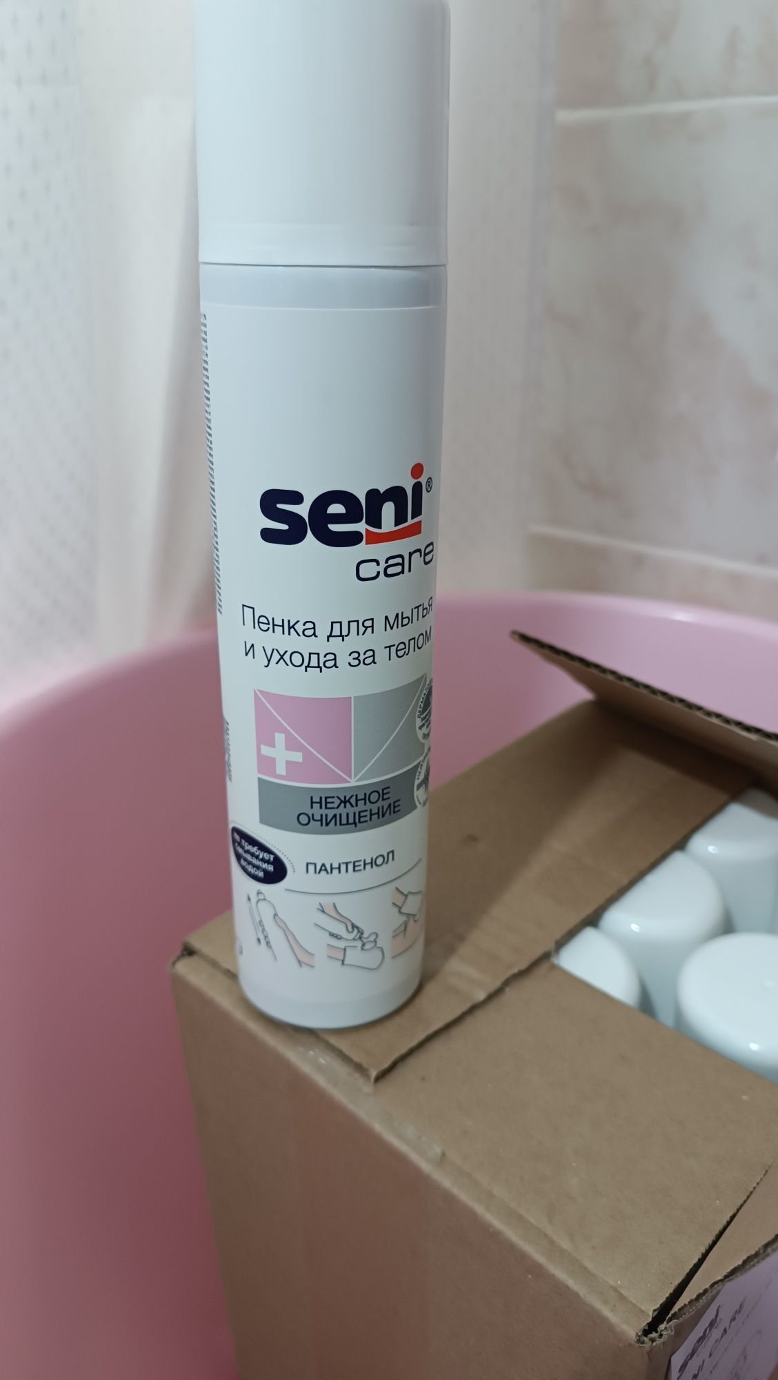 Seni care. Пенка для мытья и ухода за телом