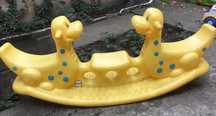 Balansoar copii Dino Seesaw Galben