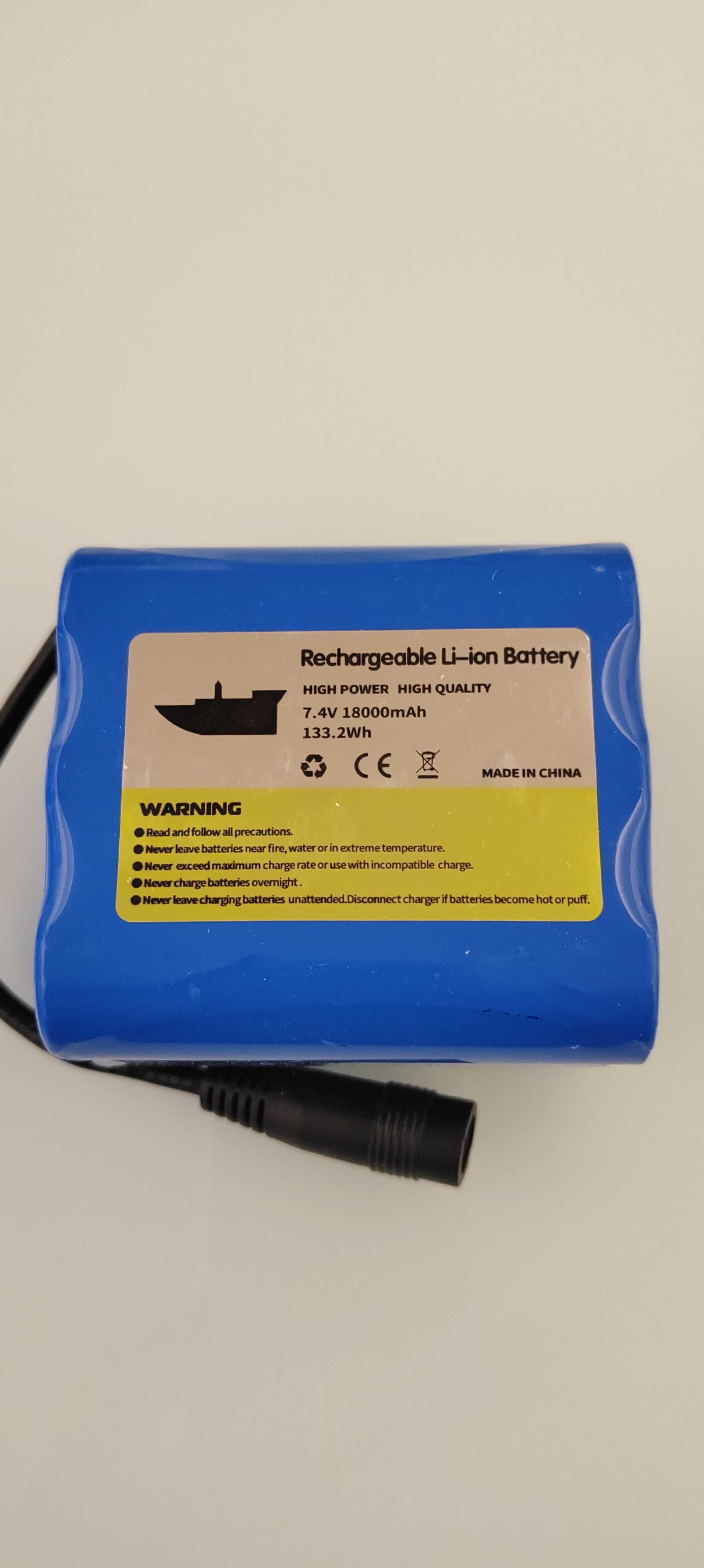 Литиево-йонни батерии 18000mah на 7,4v за лодка за захранка