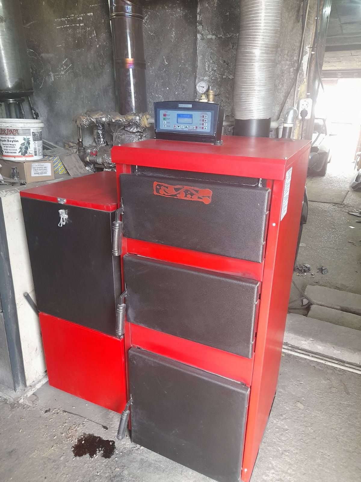 Котел на дърва и пелети 35kw
