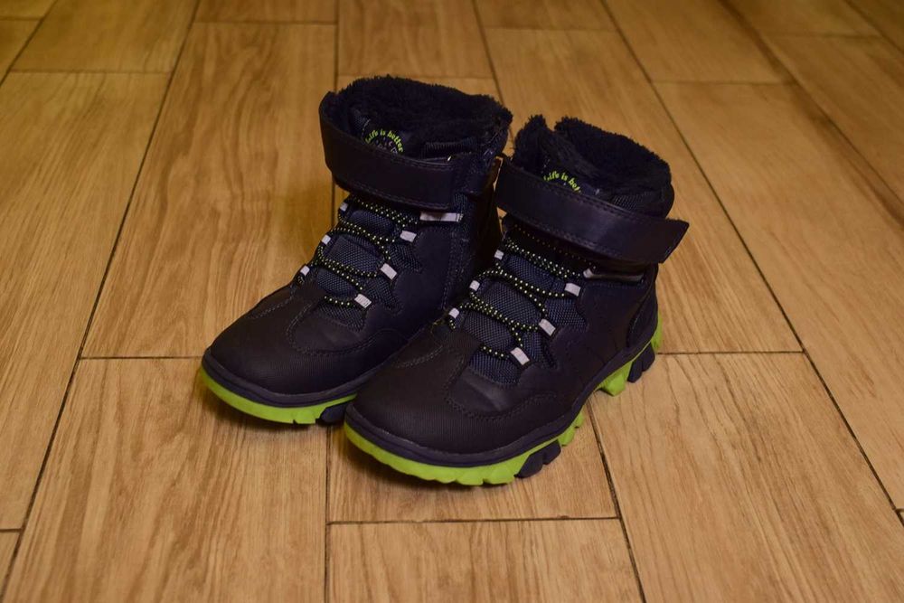 Ghete (pantofi iarna) copii bleu verde (colectie cool club by Smyk)