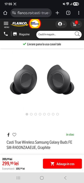 Samsung Buds FE, Căști Wireless