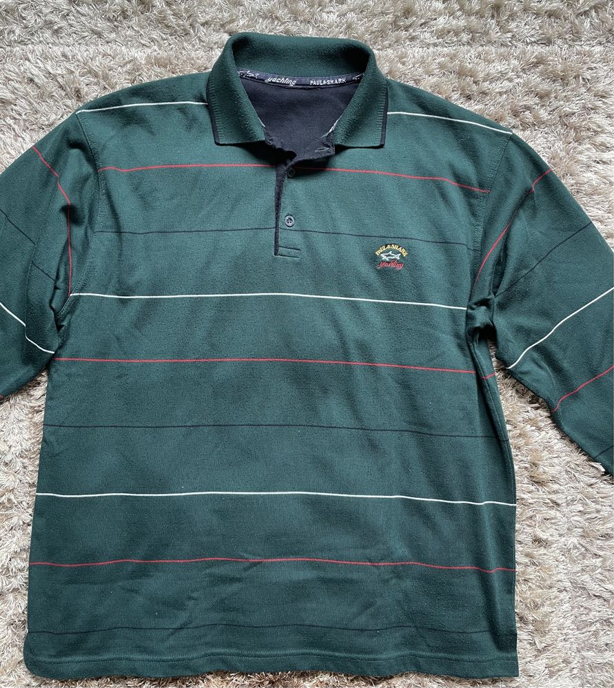 Bluza polo Paul & Shark L green