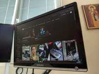 Монитор Samsung SyncMaster 226BW + Стойка за буро