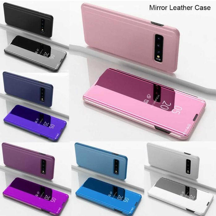 Husa Flip Stand Clear View pentru Samsung Galaxy S10