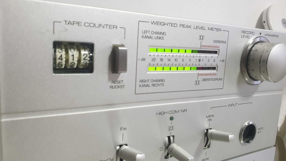 Casetofon Deck Telefunken RC-100 HighCom Dolby Nichicon Aluminiu
