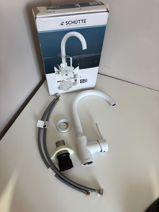 Schütte 79161 - Baterie pentru chiuvetă CORNWALL alb mat