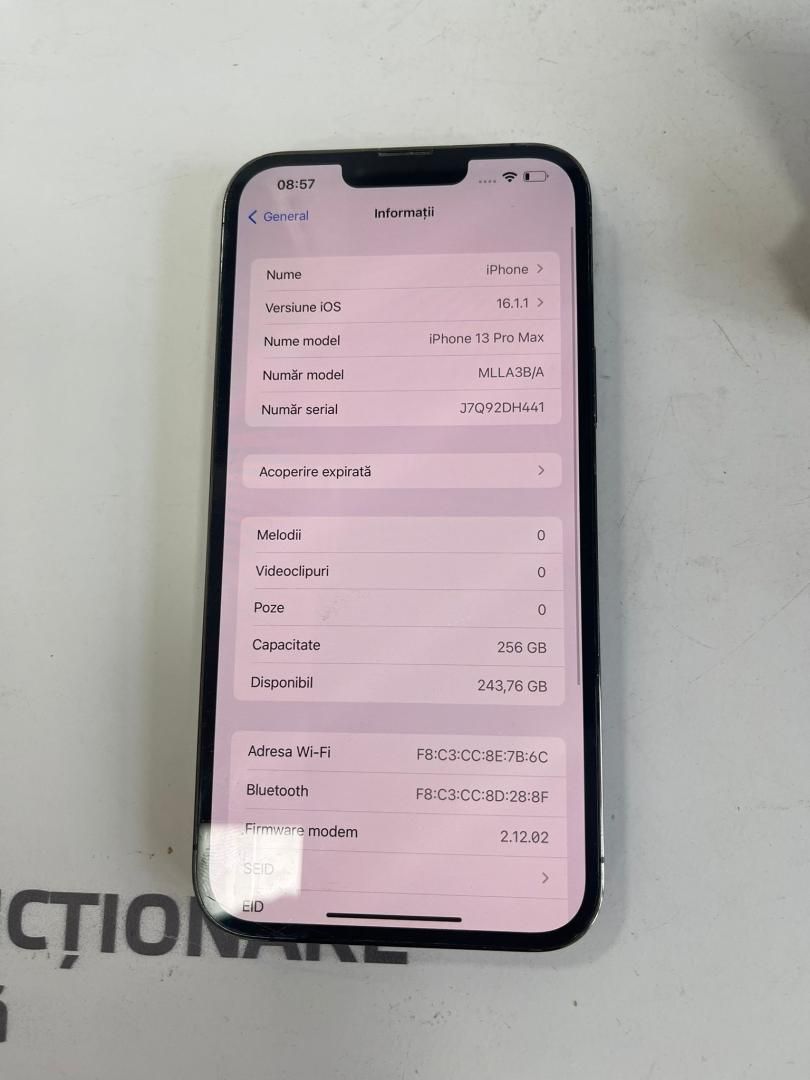 Telefon mobil Apple iPhone 13 Pro Max 256GB, Grey -A-