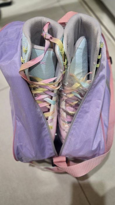 Ролкови кънки нови с каска и наколенки