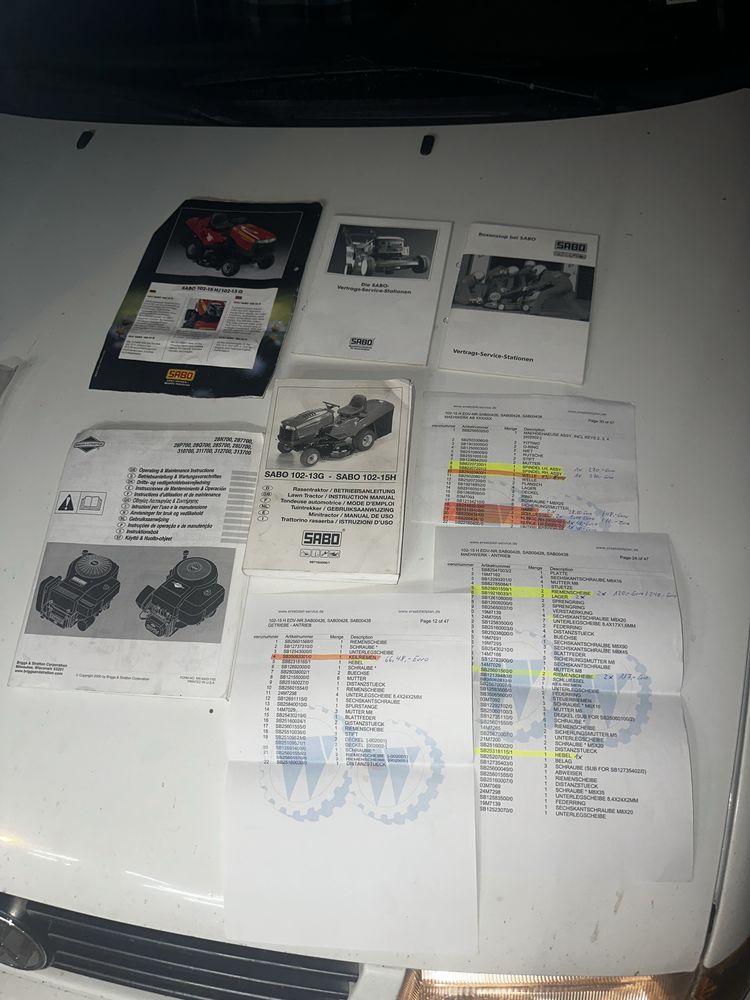 Тракторна косачка 15,5кс SABO
