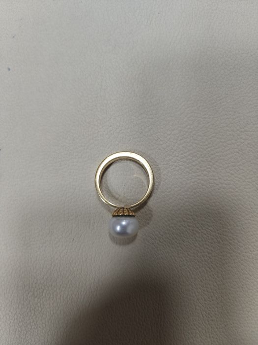 Inel cu perla aur 18k 6.51gr (r)