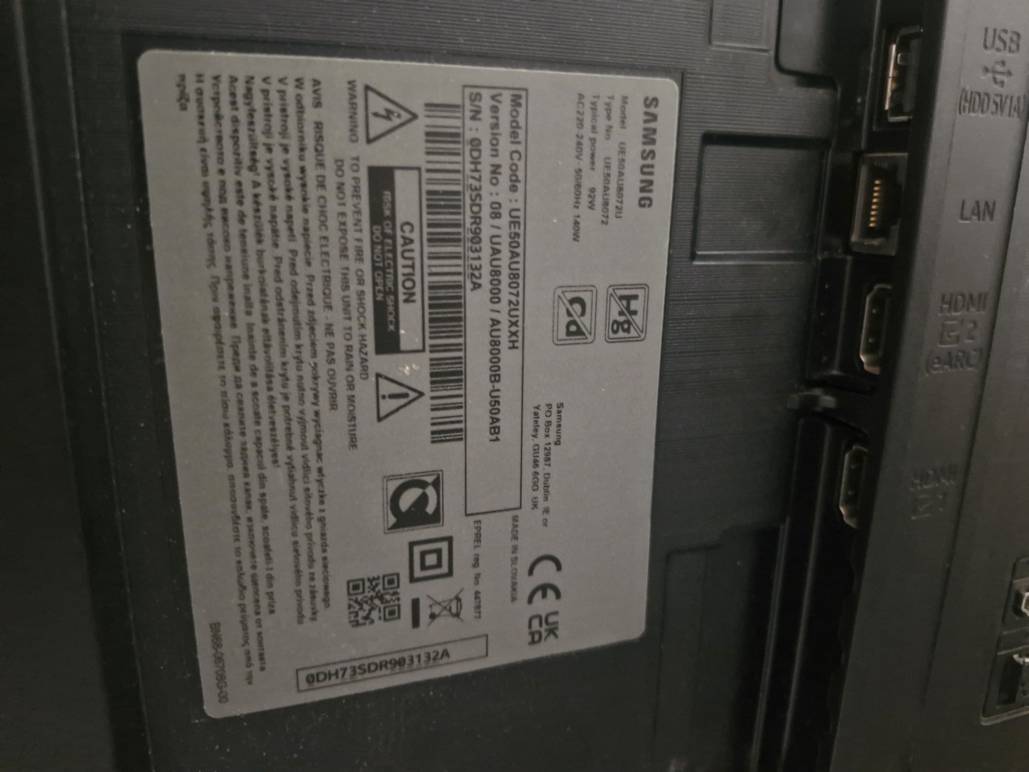 Vand TV Samsung Smart diagonala 125cm Led