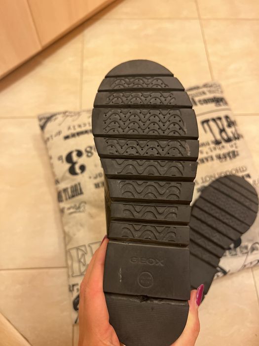 Чисто нови лоуфъри GEOX,естествена кожа